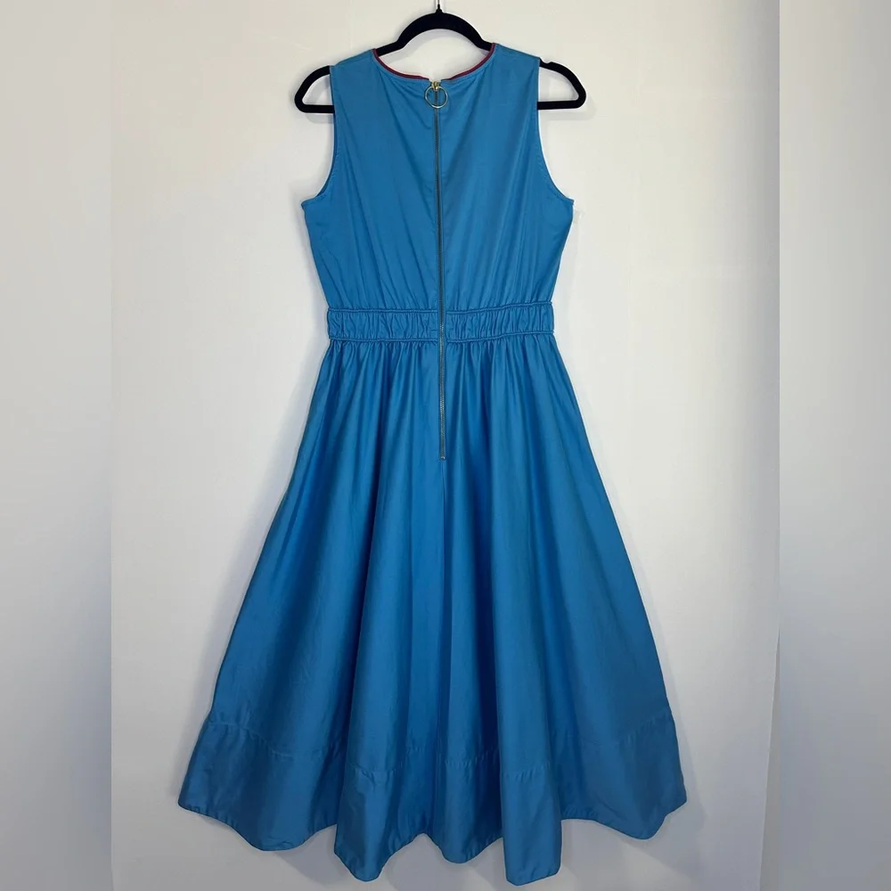 Roksanda Collective Blue Midi Dress Size 4 - read description - Picture 8 of 9
